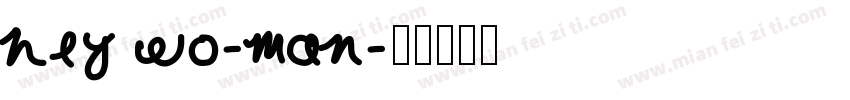 hey wo-man字体转换